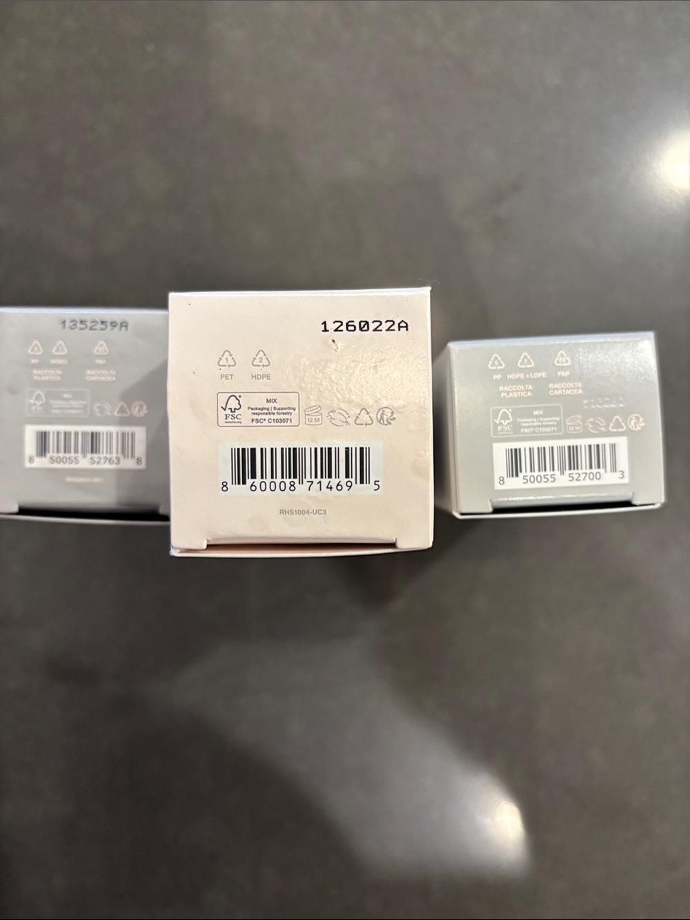 RHODE 3 piece glazing skincare trio in pale gray and soft cream - Picture 5 of 6
